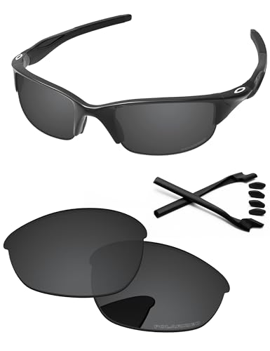 Image of Replacement Lenses & Rubber Kits for Oakley Half Jacket 2.0 OO9144 62mm - Precision Fit, UV Block, Impact Resistant