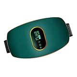 Entrenador abdominal con masajeador vibratorio | Relajante muscular multifuncional para abdomen, glúteos, piernas y espalda, cinturón adelgazante portátil con intensidad ajustable para fitness y adelg