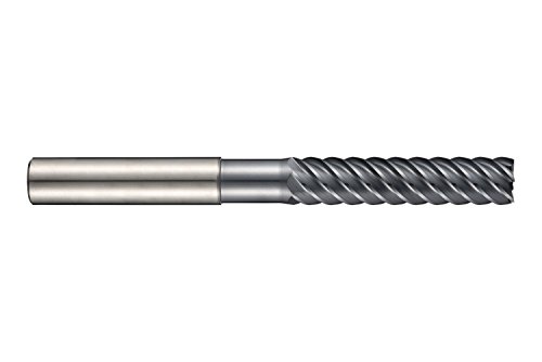 Dormer S2264.0 Shank Finishing End Mill, Altin Coating, HM, Head Diameter 4 mm, Flute Length 19 mm, Full Length 75 mm