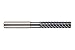 Dormer S2263.0 Shank Finishing End Mill, Altin Coating, HM, Head Diameter 3 mm, Flute Length 19 mm, Full Length 75 mm