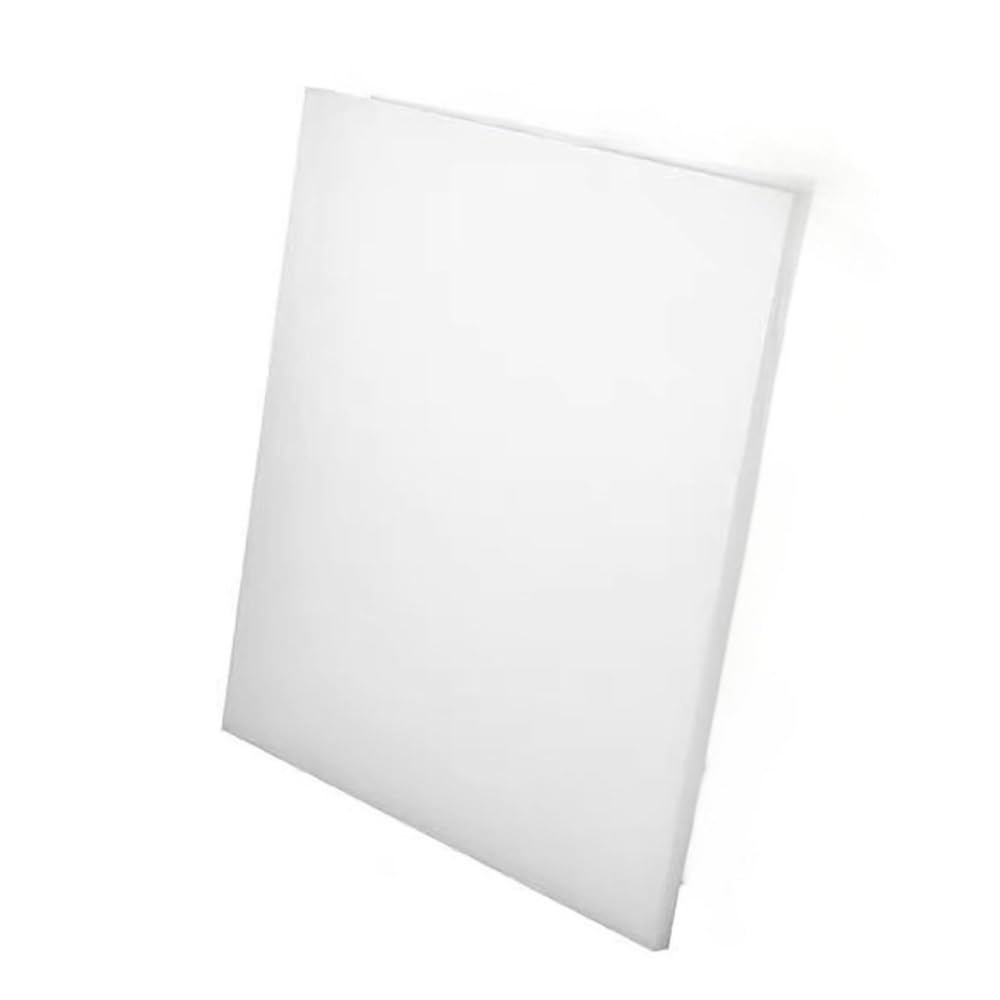 Láminas de plástico blanco, Los PP blancos cubren el paquete de 3 tamaños múltiples la resistencia impacto for corte industrial(200x200x6mm)