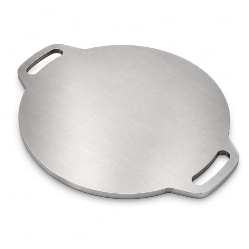 Image of Pure Iron Dosa Tawa, 12 Inch, 10mm Thick, Fully Seasoned, Non-Stick, Flat Borderless Design, 30 cm, 6.2 kg (10 mm)
