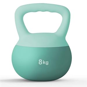 sogesfurniture Weiche Kettlebell 2kg, 3kg, 5 kg, 6kg, 8kg, 12 kg, Kugelhantel Weich, Bodenschonende Schwunghantel Kugelgewicht für Frauen Gewichtheben, Krafttraining Fitness Gymnastik