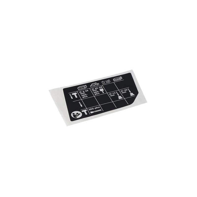 Placa indicadora para martillo perforador BOSCH HERRAMIENTAS - 1611110W39
