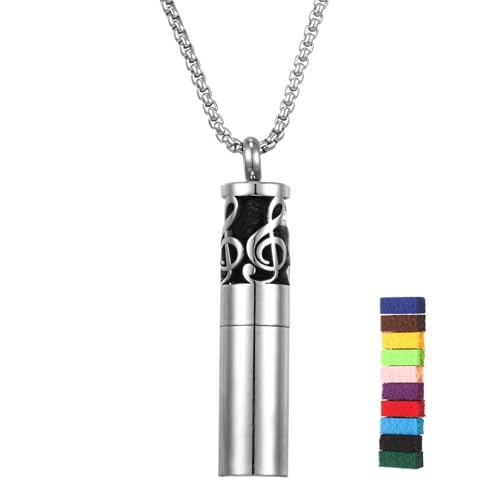 Difusor aromático eléctrico de collar en acero inoxidable