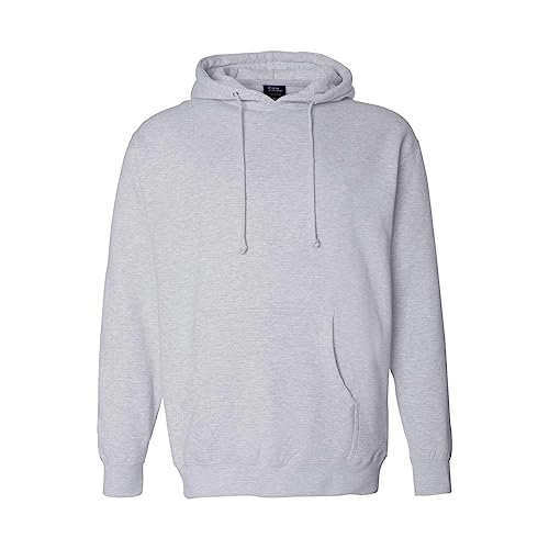 Independent Trading Co. mens Hooded Pullover Sweatshirt (IND4000) Grey Heather M