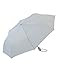 Produktbild Fare®-AOC Mini Taschenschirm Automatik Sturmschirm automatisch öffnend und schließend, Farbe:Light Grey