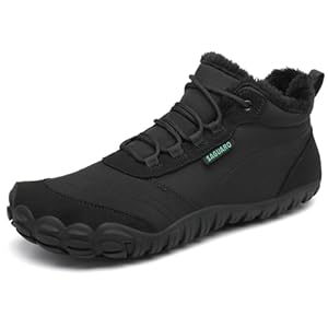 SAGUARO Barefoot Botas Invierno Cálido Botines Nieve pour Hombre Mujer Gr.36-48