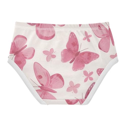GuoChe Organic Cotton Panties All Seasons Panties Breathable Underwear for Toddlers in Sizes 2T,3T, 4T, 5T, 6Y and 8Y2
