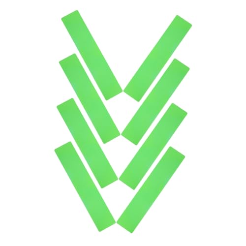 GANAZONO 8pcs Landmark Mat Sign Plate Football Training Sign Spot Temporary Small Number Mark Mat Tennis Marker Court Cones for Sports Training Markings Numbers Carpet Green