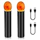 2 Stück Schierlampe für Hühnereier,Schierlampe Wachteleier Ei Fruchtbarkeitsprüfer,Zur Überwachung der Eierentwicklung Eierkerze Zucht Ei Fruchtbarkeitsprüfer für Inkubator