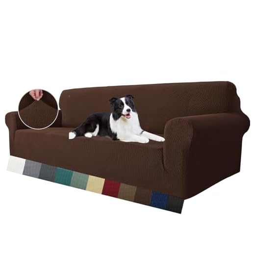 MAXIJIN Super Stretch Couch Cover for 3-Cushion Sofa