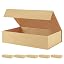 17x11x4 Inch-Kraft-Pack of 6