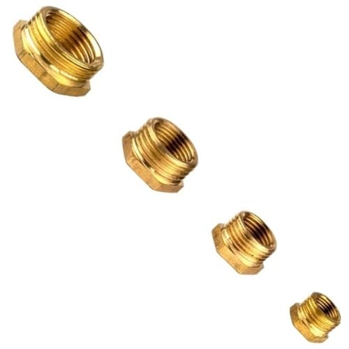 Casquillo hexagonal reductor de latón con rosca BSP de alta estanqueidad y resistencia 7