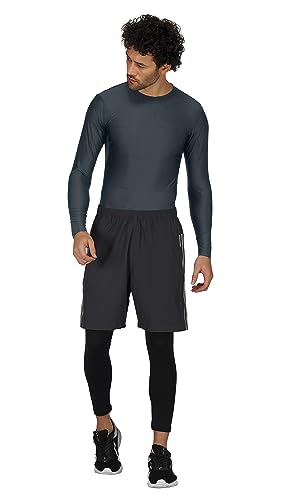 Image of NINQ Men's 1 Or 3 Pack Compression Shirts Long Sleeve, Base-Layer Quick Dry Workout T Shirts Sports,Gym, Running T-Shirt