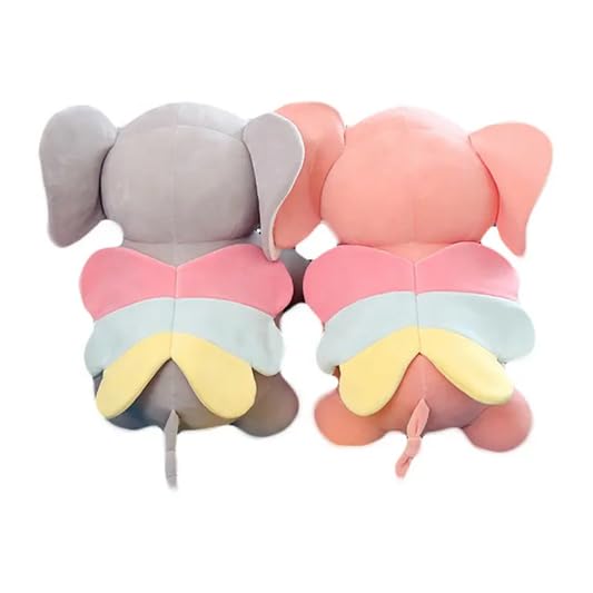 Image of SCOOBA Adorable Elephant Soft Toy with Bag 25cm Pink Color (Angel Elephant Pink)