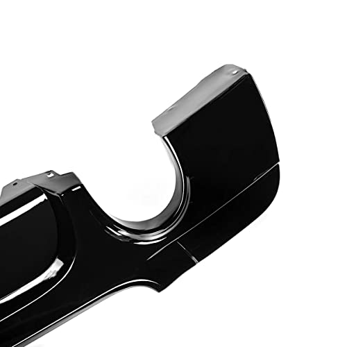 Kit de corps de diffuseur arrière E92 E93 en noir brillant pour BMW M Sport
