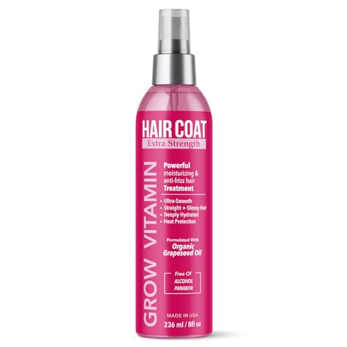 grow vitamin Hair Coat Extra Strength Spray - Anti-Frizz,