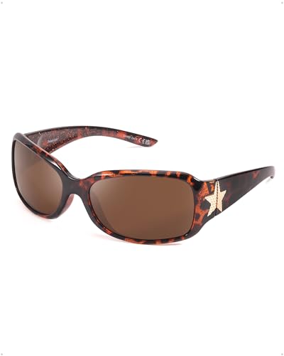 Enafad Gafas De Conducción Nocturna De Moda Para Mujeres Gafas De Visión Nocturna Polarizadas Antirreflejos Protección Uv 400, Gafas De Sol Tortiose Frame-Brown Enafad Gafas De Conducción Nocturna De Moda Para Mujeres Gafas De Visión Nocturna Polarizadas Antirreflejos Protección Uv 400, Gafas De Sol Tortiose Frame-Brown