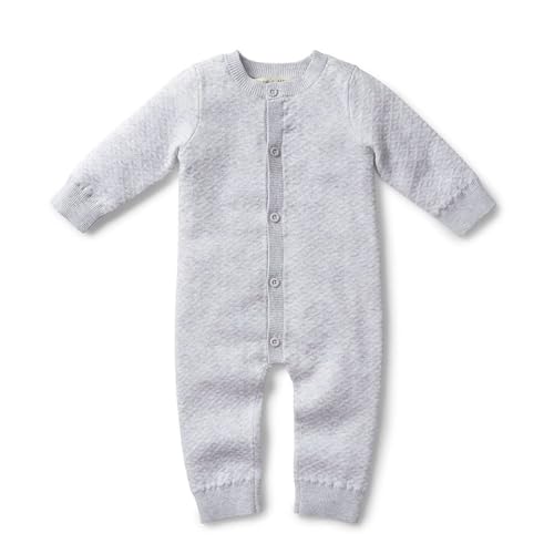 Image of Intarsia Sweater Romper in Organic Cotton by Hope & Henry Baby
