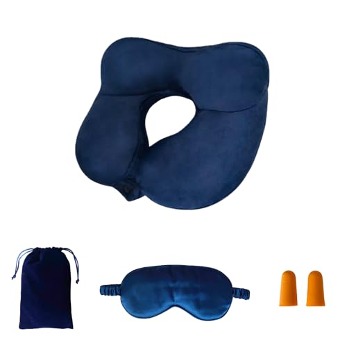 Almohada Inflable de Viaje Suave de Terciopelo miniatura 1