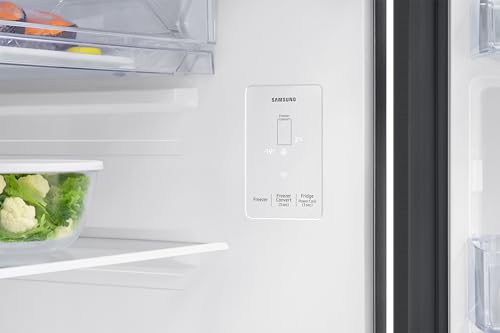 Image of Samsung 330 L, 2 Star, Convertible 5-in-1, Digital Inverter, Frost Free Double Door, WiFi Bespoke AI Refrigerator (RT34HG5A42BXHL, Luxe Black, 2026 Model)