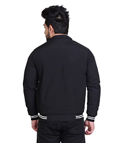 Image of Brazo Embrace both warmth and style Men's Solid Winter Wear Jacket - Stay fashionable and cozy in this must-have outerwear piece for the winter season.
