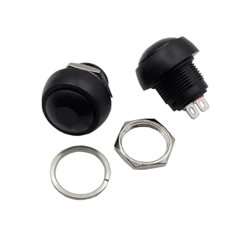 Mini interrupteur PBS-33B robuste bouton poussoir 3A 250Vca de précision 12mm - 5
