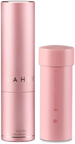KAHI Wrinkle Bounce Multi Balm - REFILLABLE EDITION + Refill Kit | All-in-One Hydrating Lip Balm Eye Neck Cream Make Up Base & Face Mist Moisture Balm Stick Daily Face Moisturizer (0.32 oz)