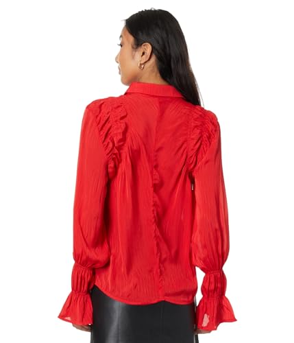 En Saison Dahlia Blouse Red SM2