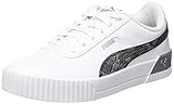 Puma White-Puma Silver PUMA Damen Carina Untamed Sneaker, Puma Weiß Puma Silber, 40 EU