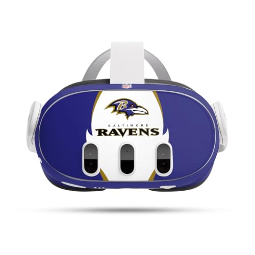 Autocollant Baltimore Ravens Meta Quest 3 skin vinyle protection NFL