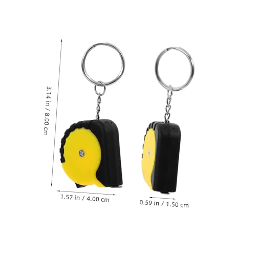 Alipis Mini Cinta Métrica Retráctil de Acero 12 Piezas miniatura 2