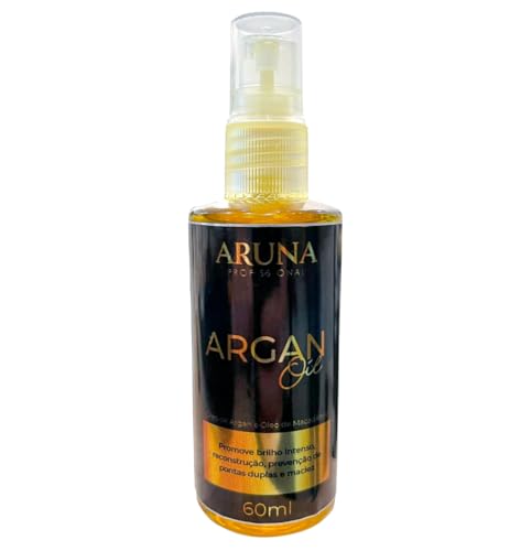Óleo Capilar de Argan e Macadâmia – 60ml: Cabelos Hidratados e Pe...