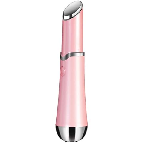 Ideal Swan Eye Massager Wand - Chargeable Facial Massager - Eye Massager for Dark Circles, Eye Bags, Puffiness Under Eyes (Pink) Cover