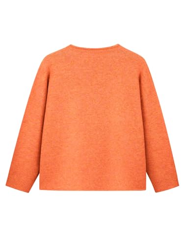 Image of JASCLS Women's Casual Loose Knit Cardigan Oversized Color Block Full Sleeve Sweaters for Women