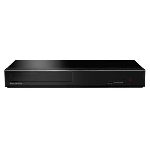 Panasonic Premium 4K Blu Ray Player, UHD DVD Blu Ray Player with Hi-Res Sound, 4K VOD Streaming, HDR10+ and Dolby Vision™, DP-UB450 (Black)