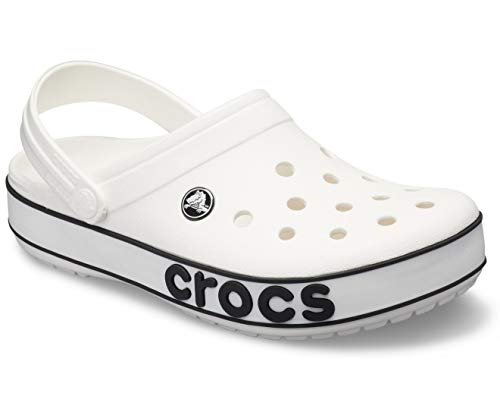 Image of Crocs Men Crocband Clogs( 206021-103 White /Black 12 UK)