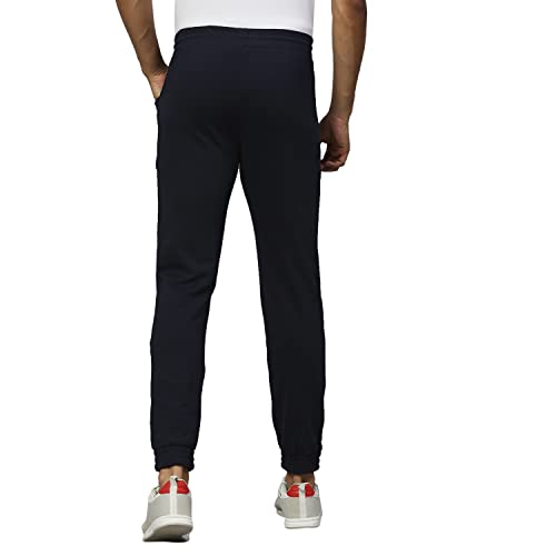 Image of Hubberholme Men's Slim Fit All Season Wear Cotton Track Pants - Trackpant with Drawstring Elastic Waistband, Lower for Jogging, Gym, Sports & Dailywear