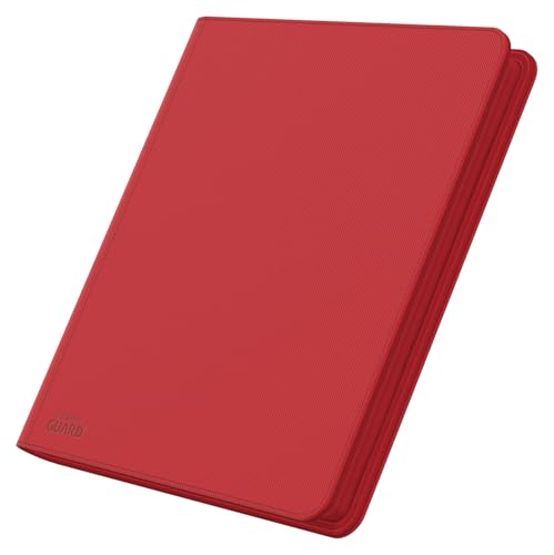 Image of Ultimate Guard Zipfolio 480 - 24 Pocket XenoSkin (Quadrow) Red