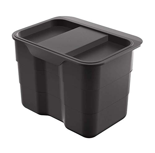 Bioboy Abfallsammler dunkelgrau Abfalleimer Abfallbehälter Cover