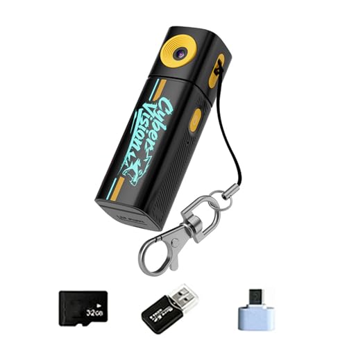 Cámara espía con resolución 2K y 32 GB de almacenamiento para instantáneas nítidas