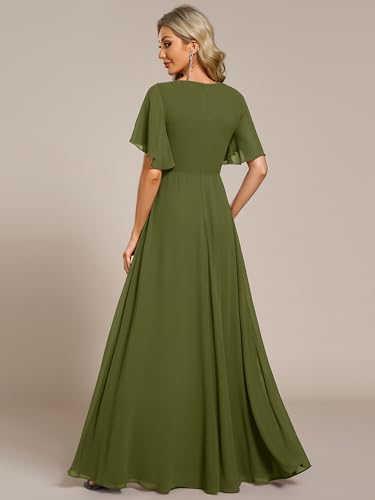 Image of Ever-Pretty Womens V Neck Applique Mother of the Bride Dresses Formal Dress