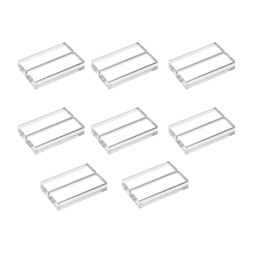 Porte-numéros de table design acrylique transparent éclat cristallin