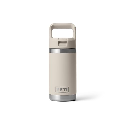 Image of YETI Rambler Jr. 12 oz Kids Bottle, with Straw Cap, Cape Taupe
