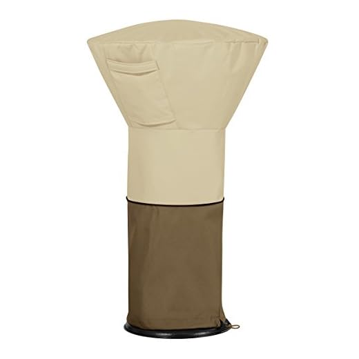 Classic Accessories Veranda Water-Resistant 21 Inch Round Table Top Patio Heater Cover