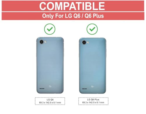 Image of Hybrid Carbon Fiber Back Case for LG Q6, LG Q6 Plus (Black)