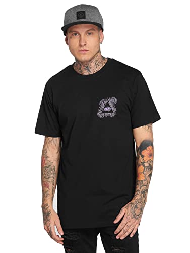 Mister Tee Herren Purple Views Tee T-shirt, black