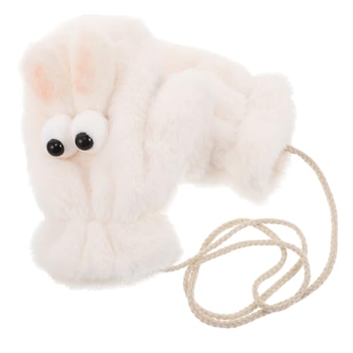 Beatifufu Cycling Gloves Print Mittens Warm Plush Insulated for Biking Activities