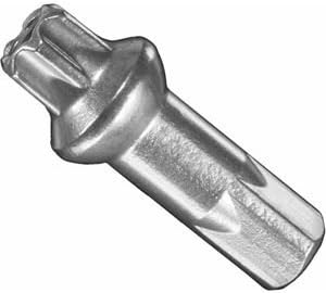 DT Swiss 2.0 mm x 15 mm Prolock Pro Head Squorx Brass Nipples Silver (Box of 100)